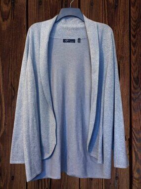 EYN Open Front Cardigan Sweater-Gray